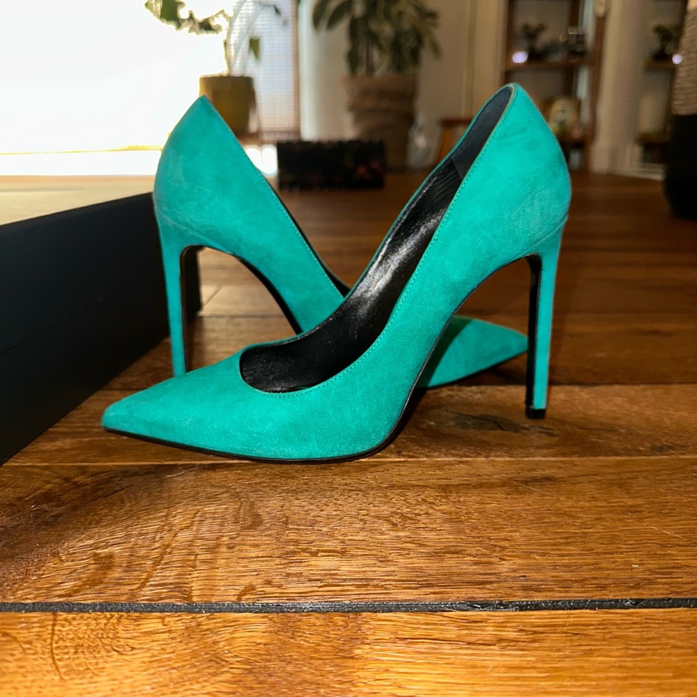 YSL Suede Heel